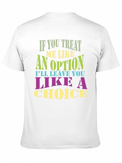 Camiseta Negra con Estampa de Frase Inspiradora