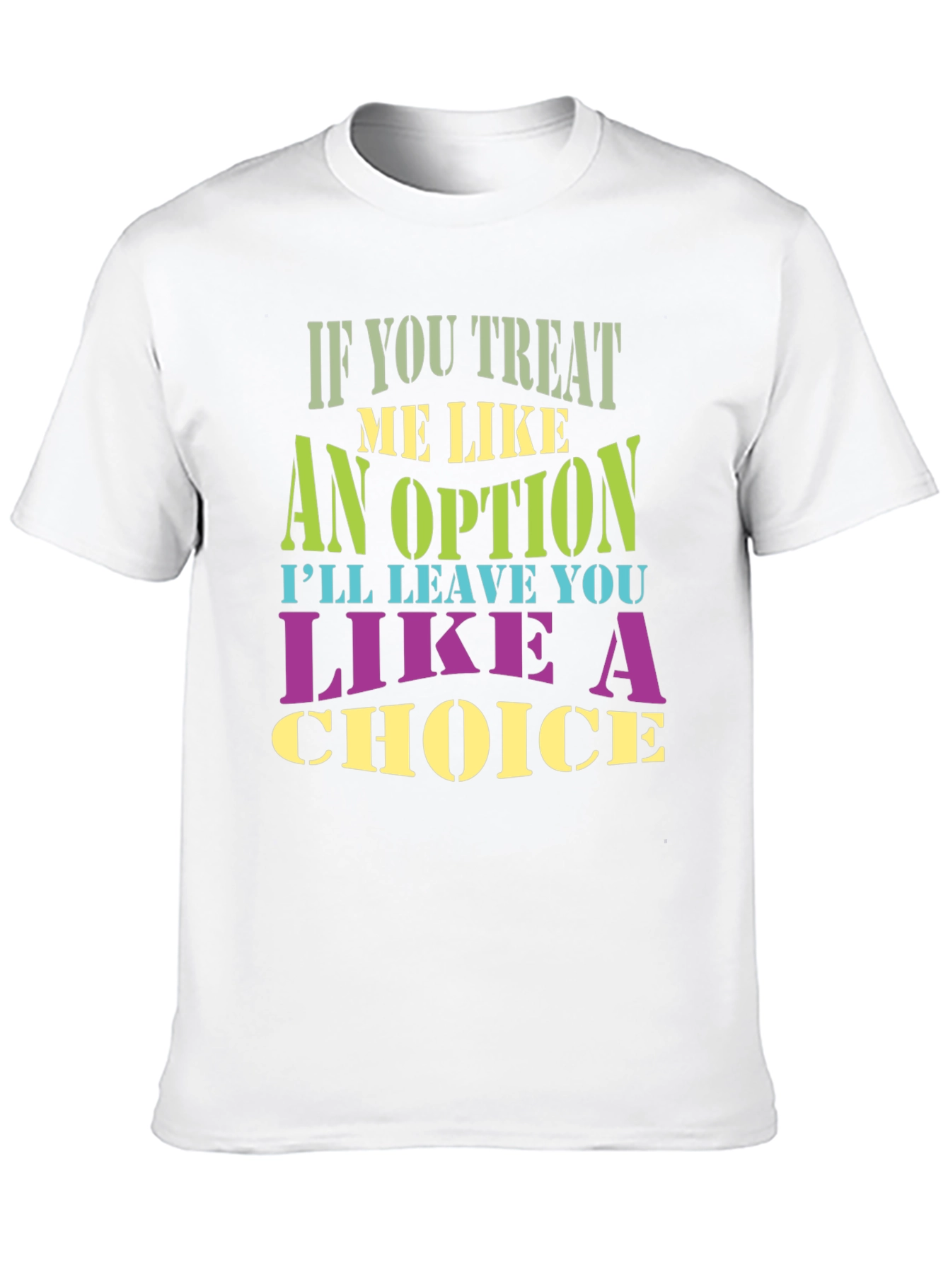 Camiseta Negra con Estampa de Frase Inspiradora