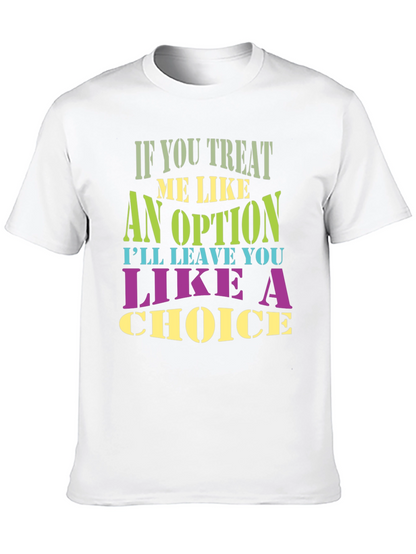 Camiseta Negra con Estampa de Frase Inspiradora