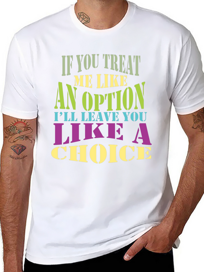Camiseta Negra con Estampa de Frase Inspiradora
