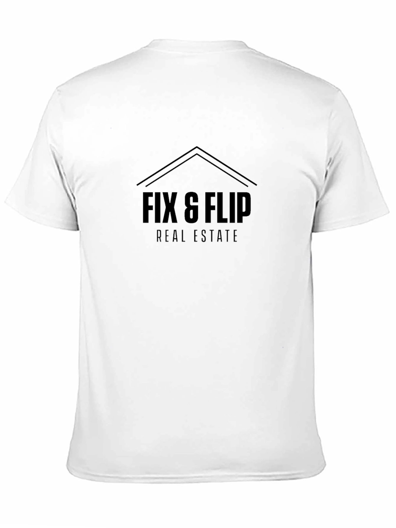 Camiseta Negra Fix & Flip Real Estate