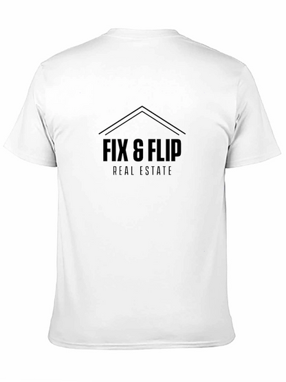 Camiseta Negra Fix & Flip Real Estate