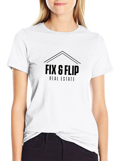 Camiseta Negra Fix & Flip Real Estate