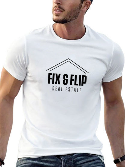 Camiseta Negra Fix & Flip Real Estate