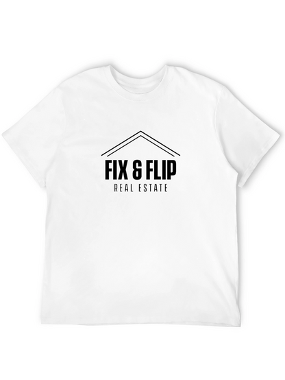 Camiseta Negra Fix & Flip Real Estate