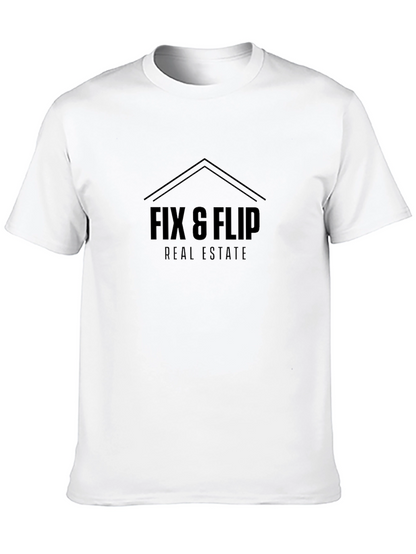 Camiseta Negra Fix & Flip Real Estate