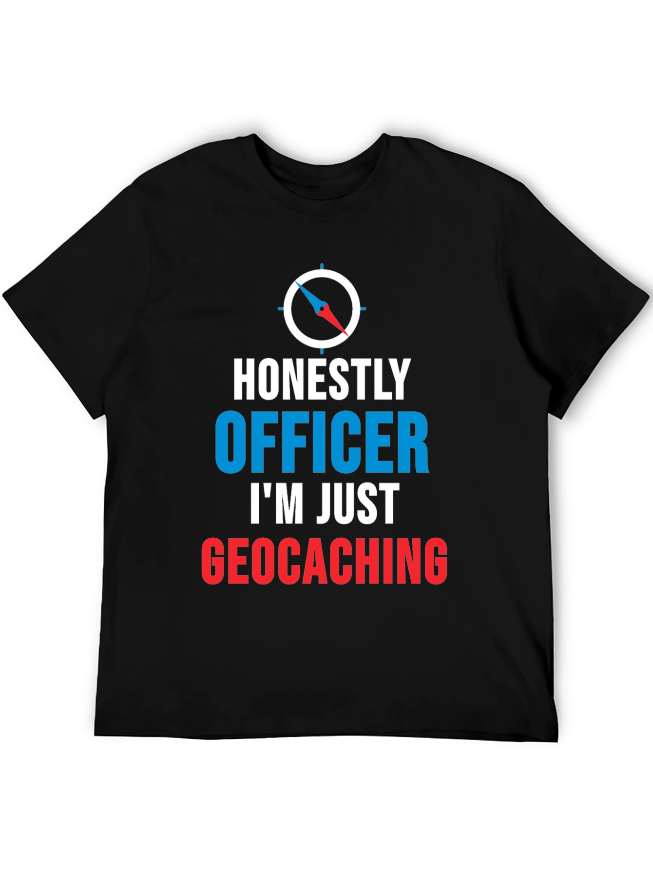 Camiseta Hombre Geocaching: Honestamente Oficial