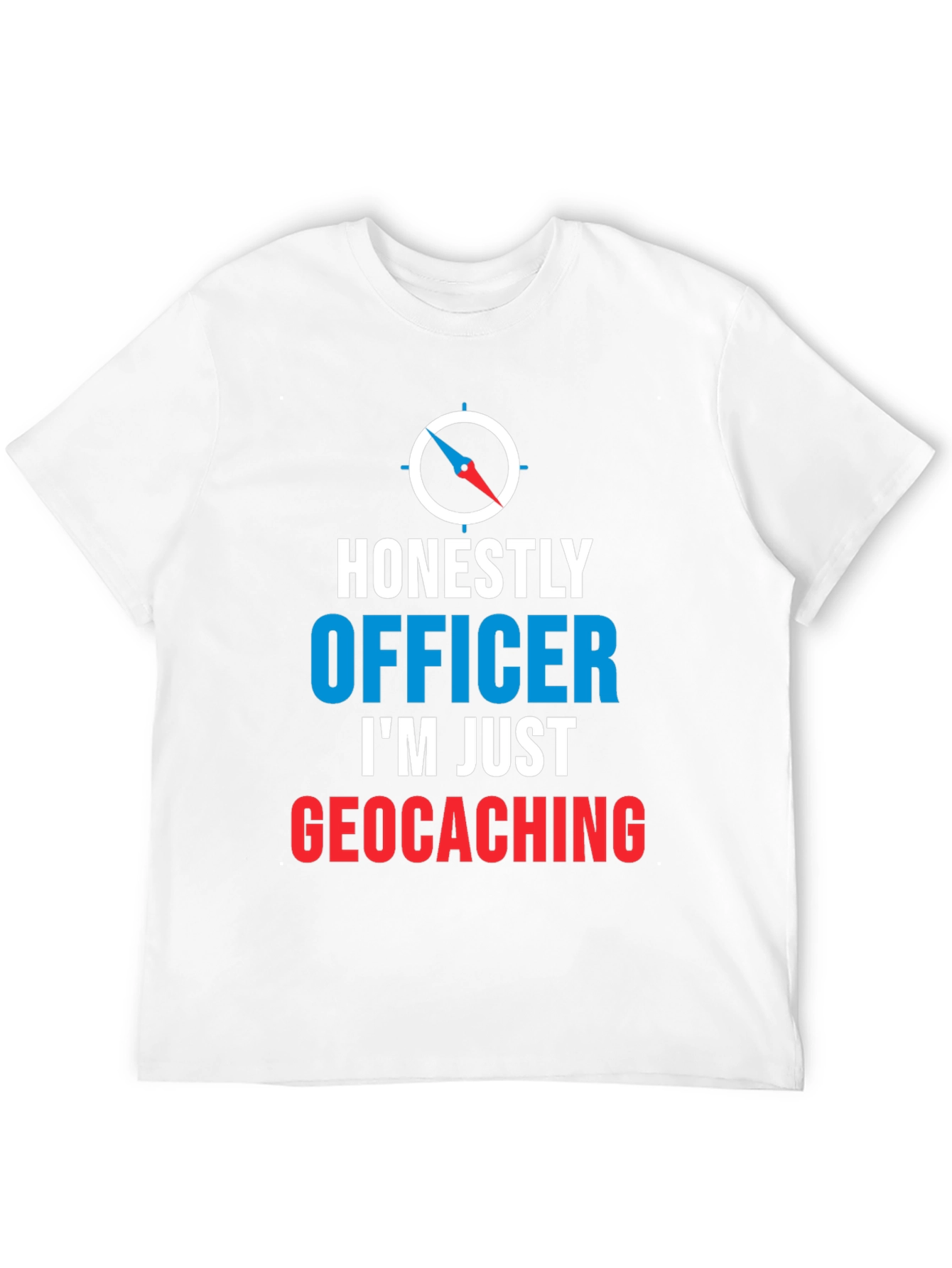 Camiseta Hombre Geocaching: Honestamente Oficial