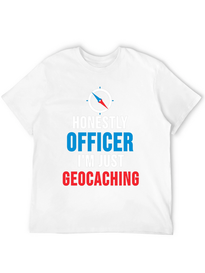 Camiseta Hombre Geocaching: Honestamente Oficial