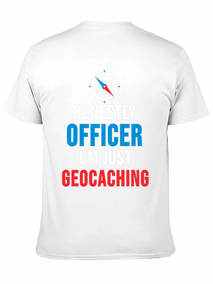 Camiseta Hombre Geocaching: Honestamente Oficial