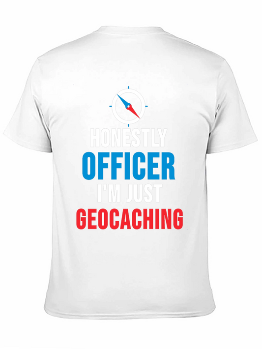 Camiseta Hombre Geocaching: Honestamente Oficial
