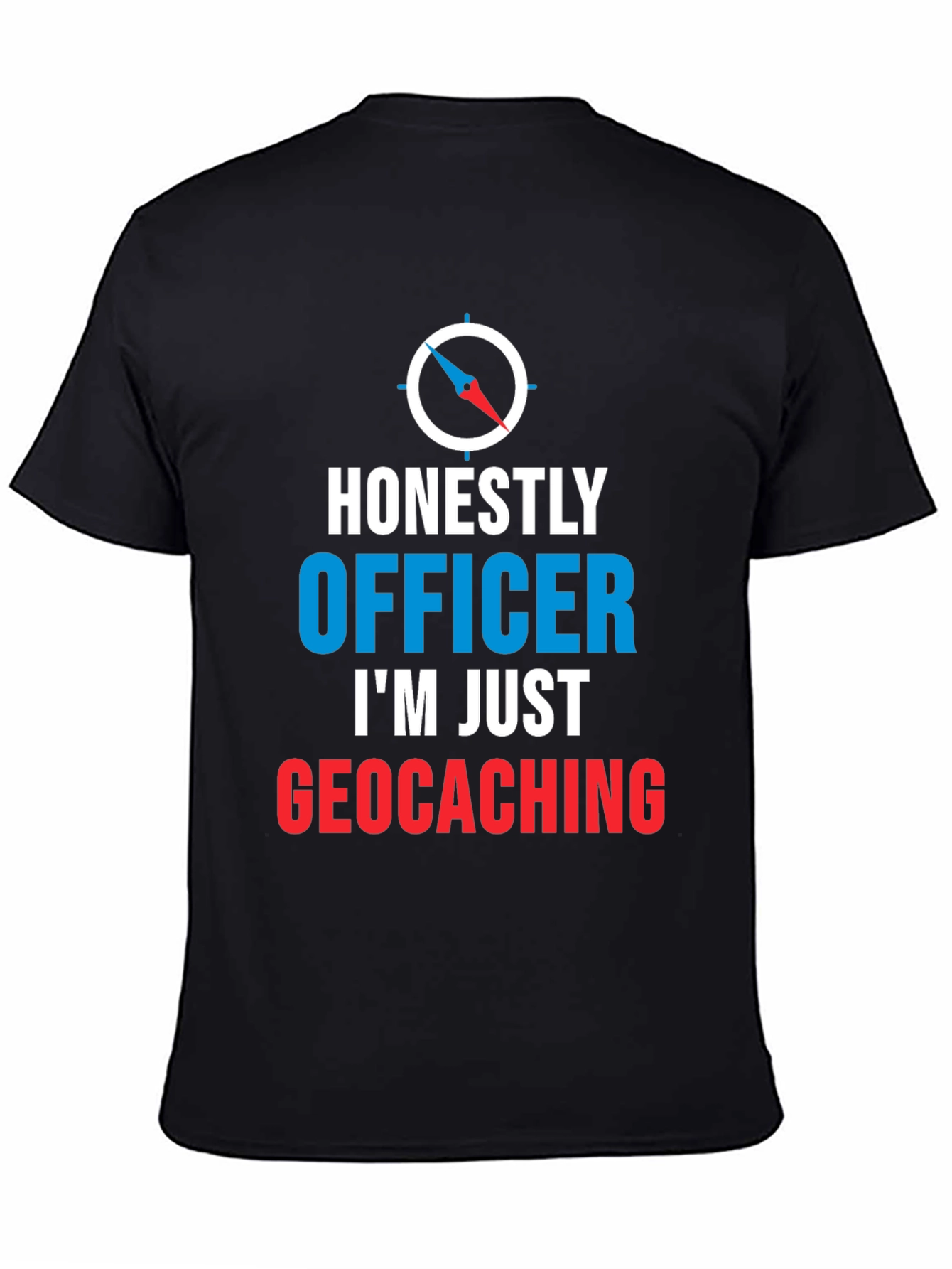 Camiseta Hombre Geocaching: Honestamente Oficial