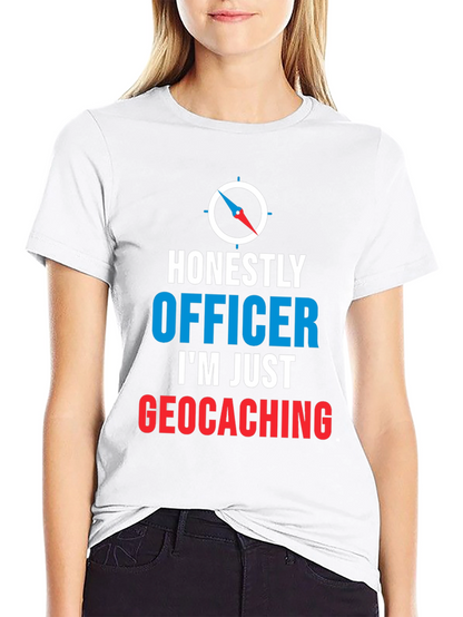 Camiseta Hombre Geocaching: Honestamente Oficial