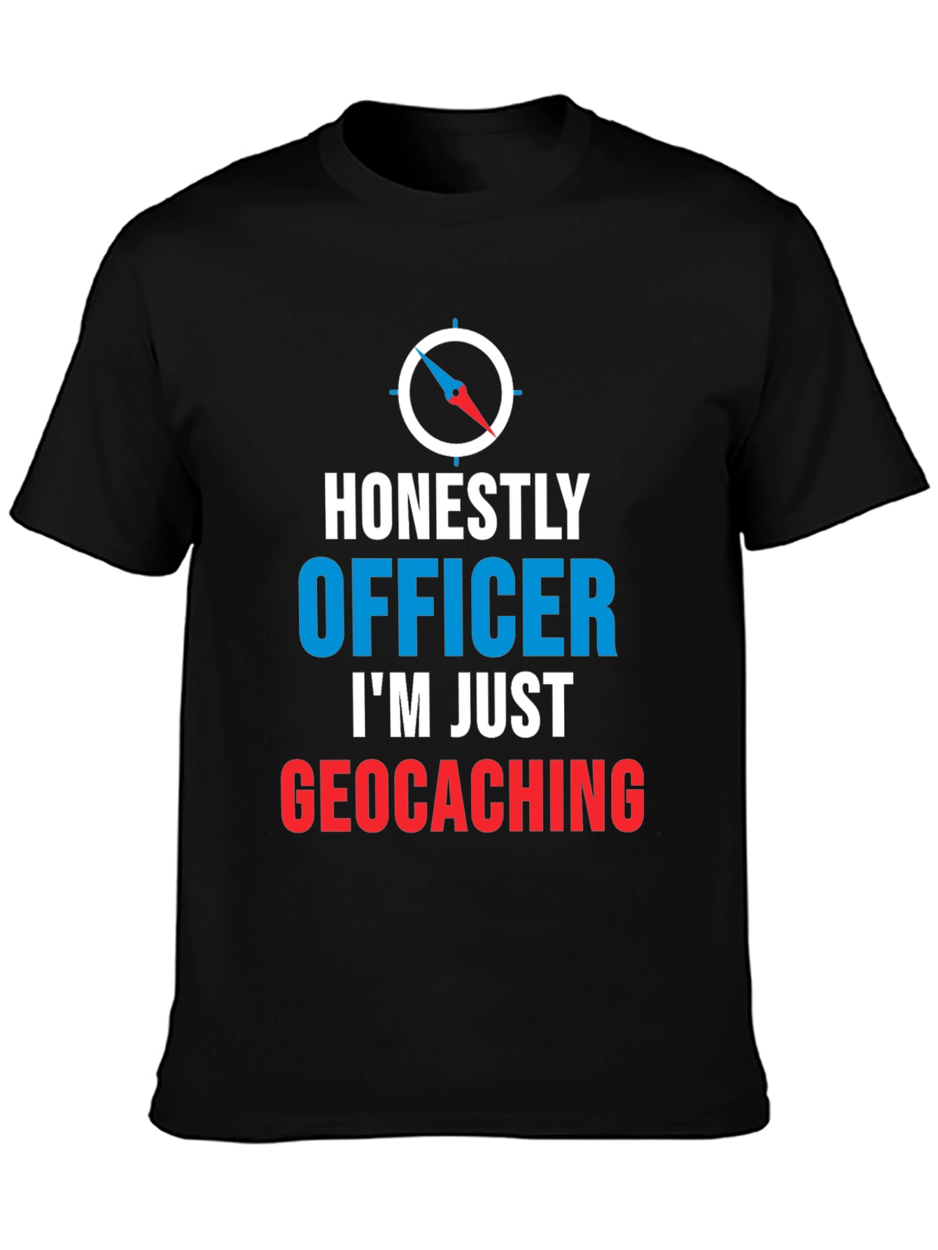 Camiseta Hombre Geocaching: Honestamente Oficial