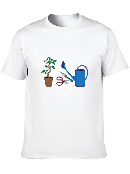 Camiseta Jardinero: Bonsái Regadera y Tijeras