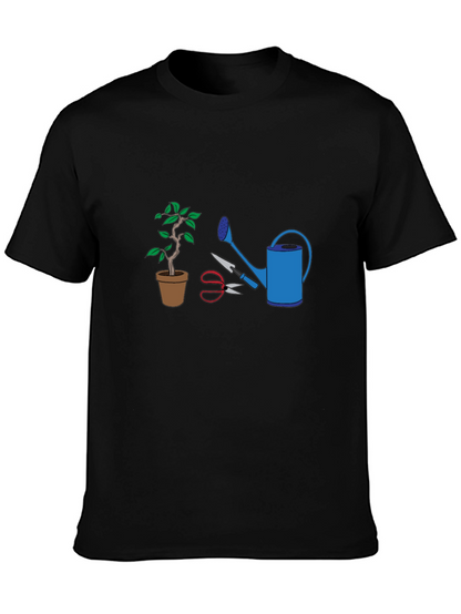 Camiseta Jardinero: Bonsái Regadera y Tijeras