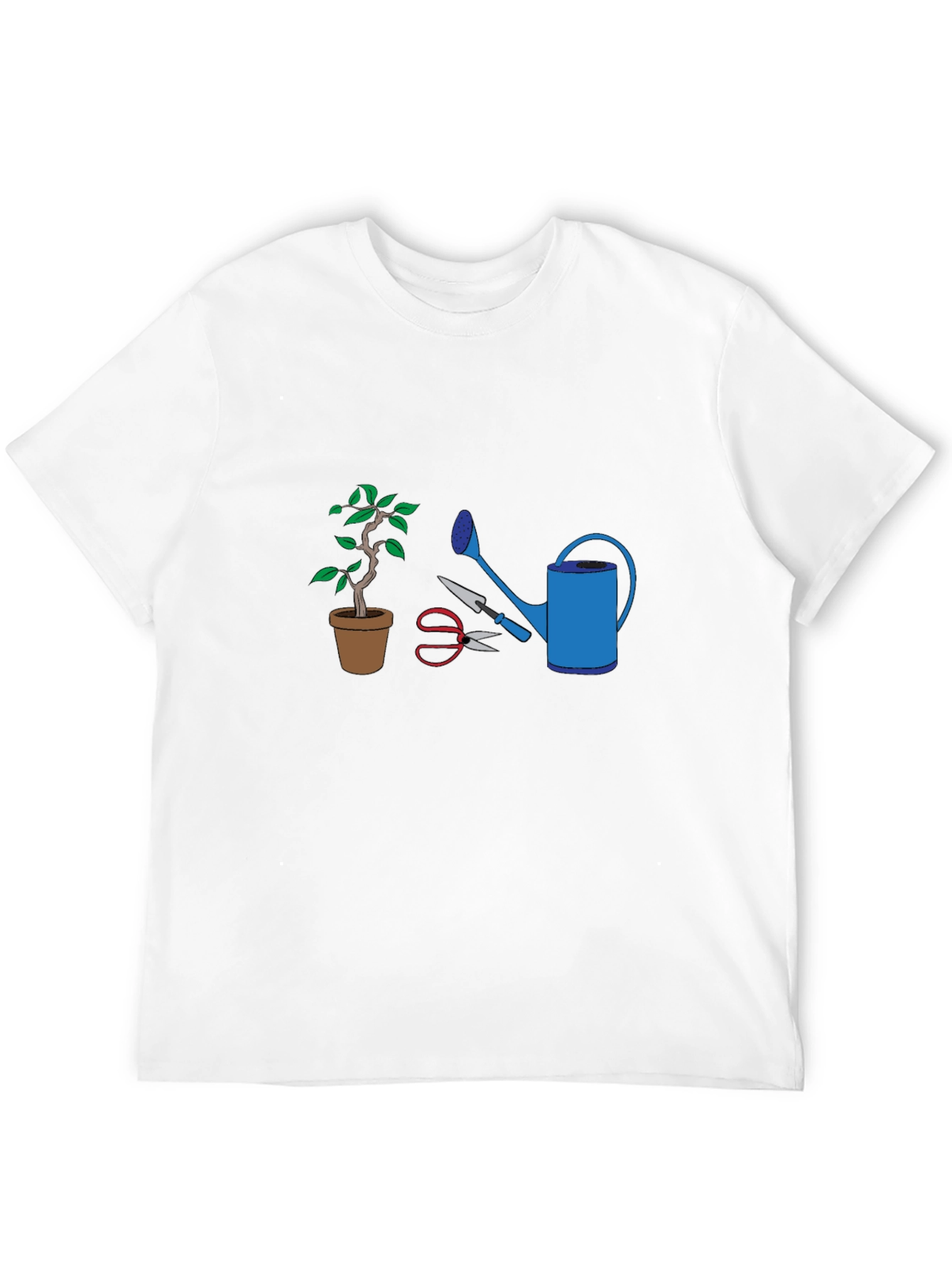 Camiseta Jardinero: Bonsái Regadera y Tijeras