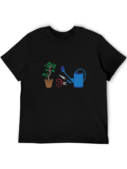Camiseta Jardinero: Bonsái Regadera y Tijeras