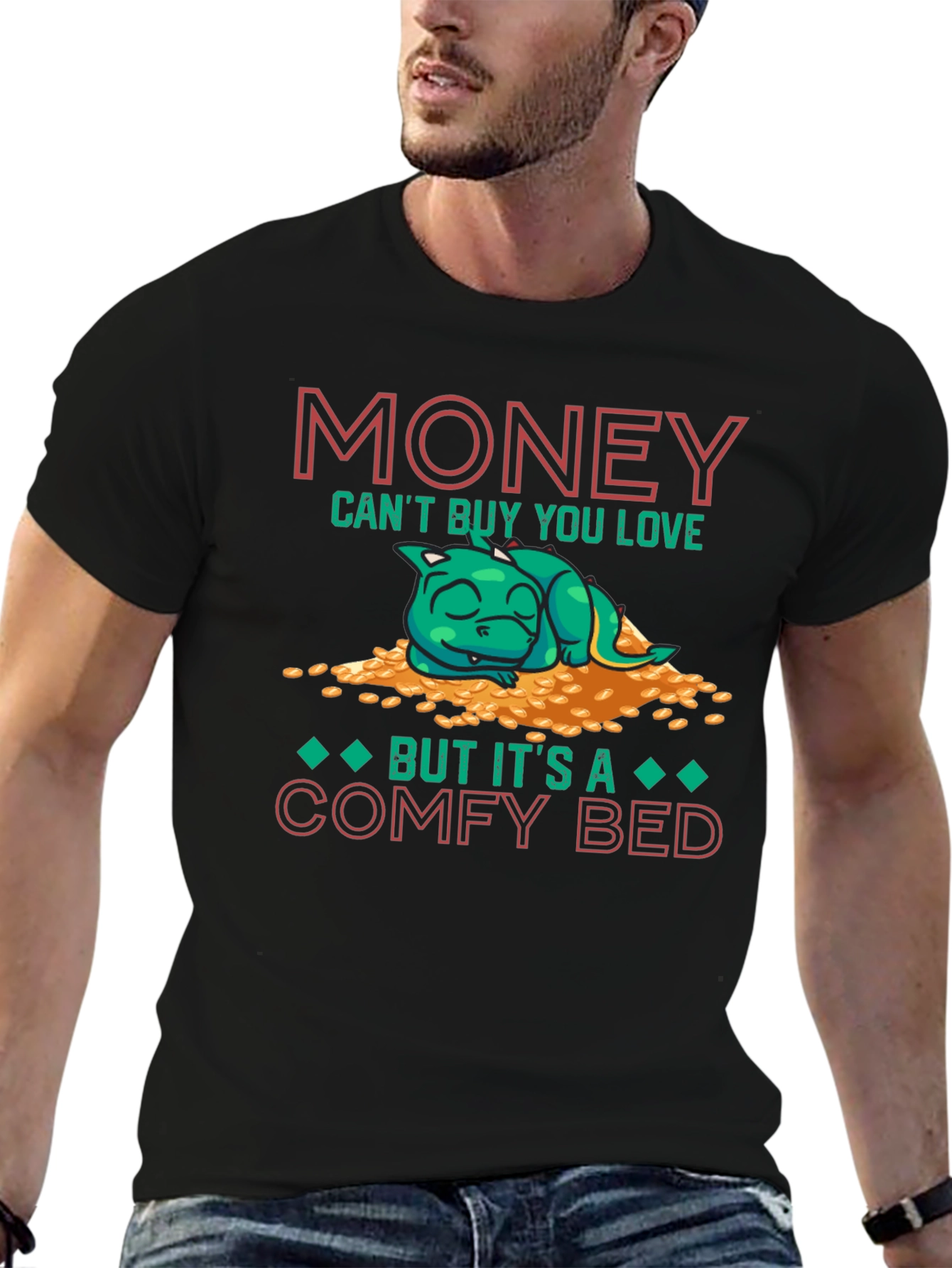 Camiseta Divertida Money Cant Buy Love