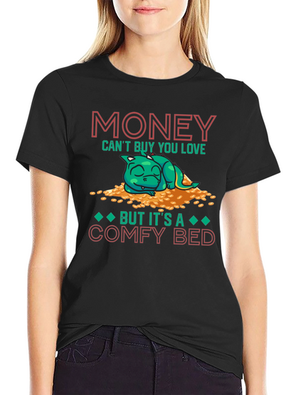 Camiseta Divertida Money Cant Buy Love