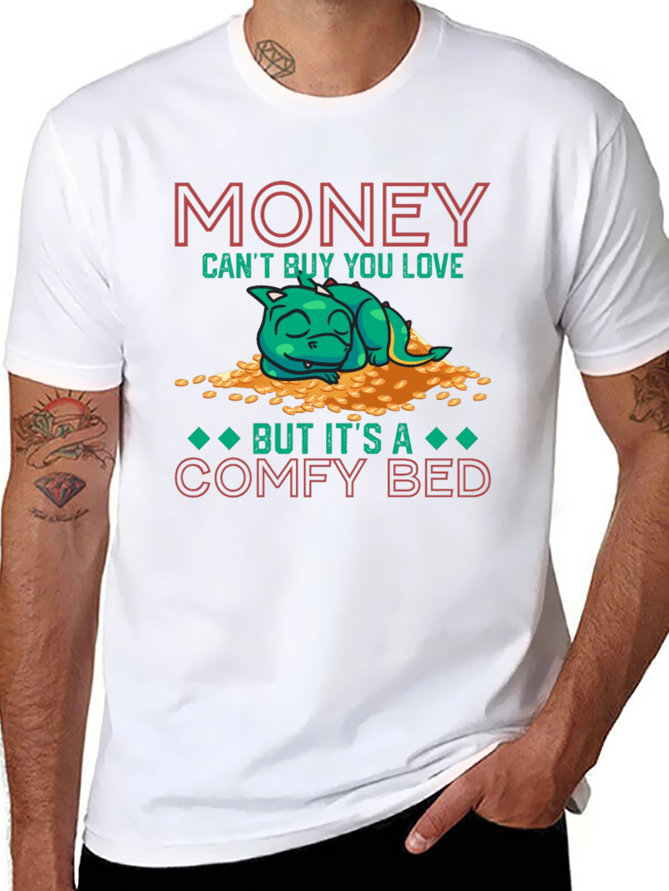 Camiseta Divertida Money Cant Buy Love