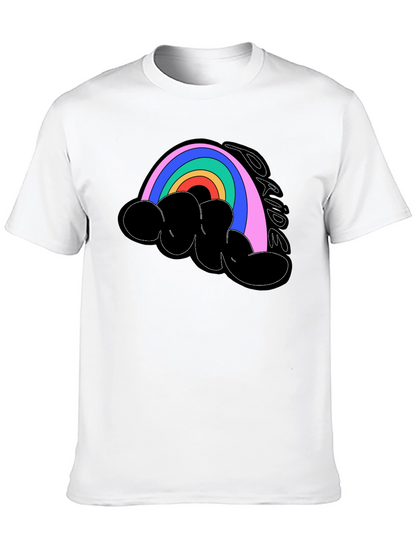 Camiseta Negra Orgullo LGBT Arcoíris