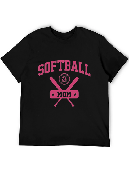 Camiseta de Mamá de Softball #24