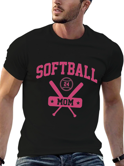 Camiseta de Mamá de Softball #24