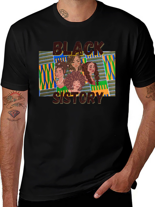 Camiseta Negra Black Sistory para Hombre