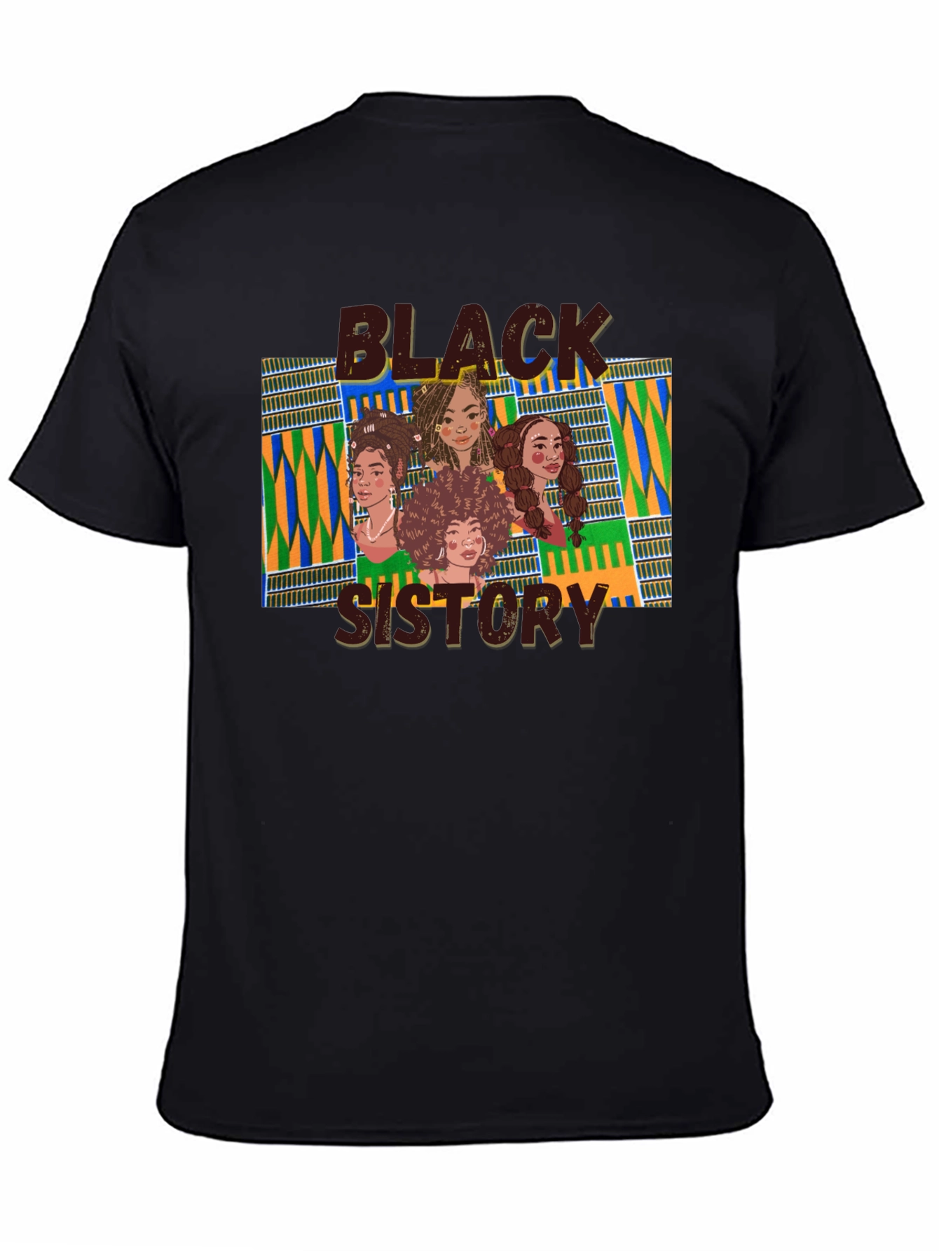 Camiseta Negra Black Sistory para Hombre