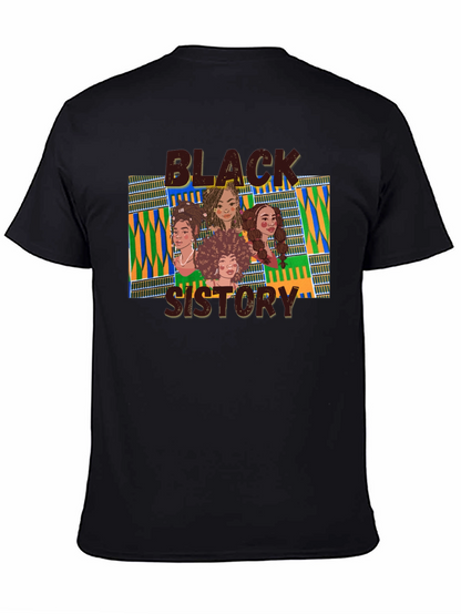 Camiseta Negra Black Sistory para Hombre
