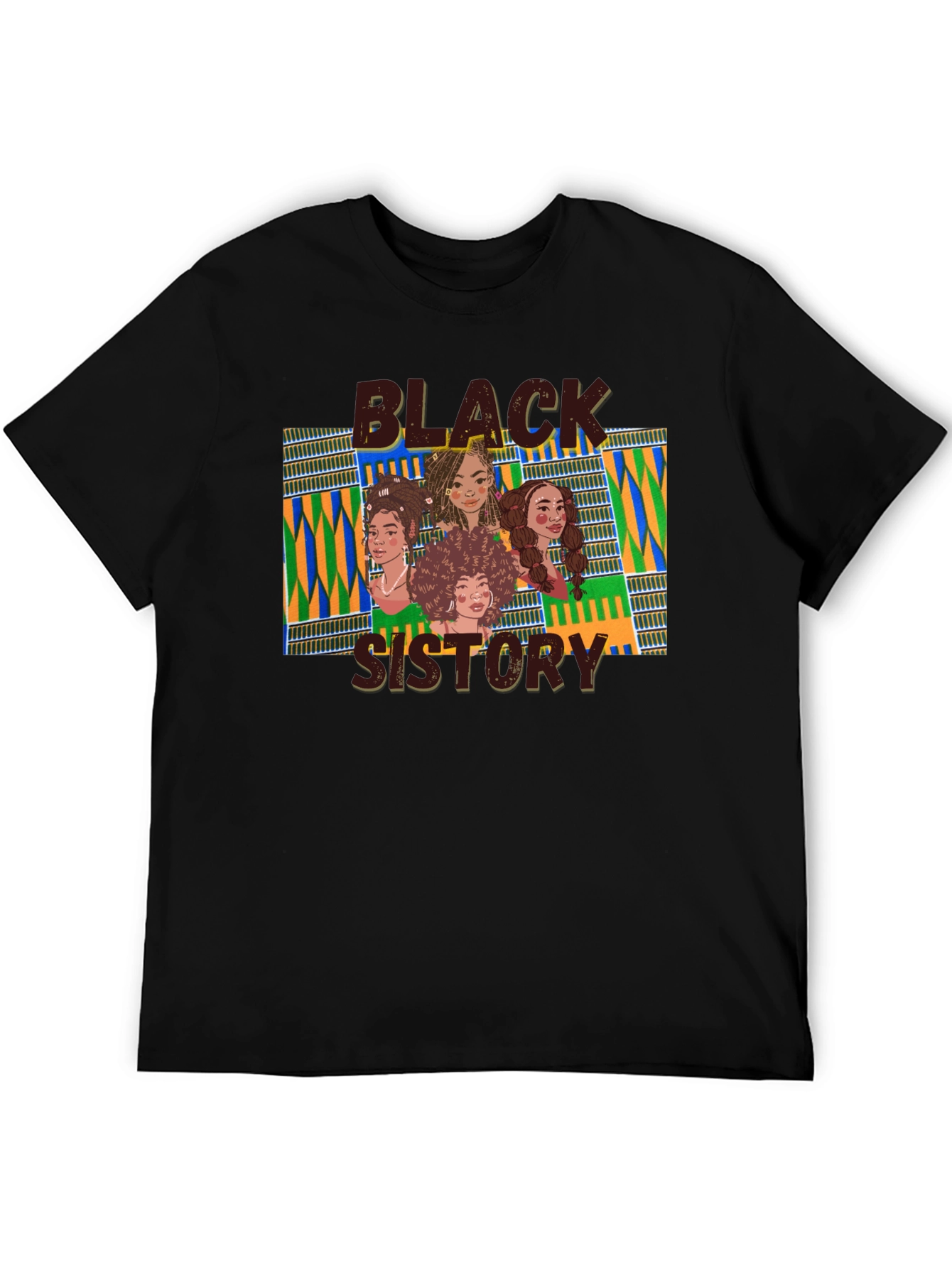 Camiseta Negra Black Sistory para Hombre