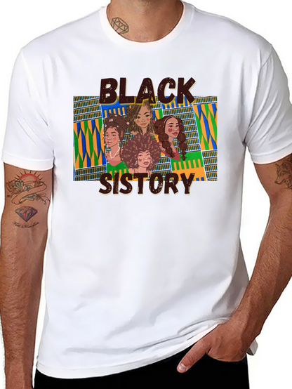 Camiseta Negra Black Sistory para Hombre