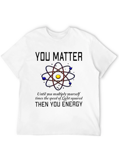 Camiseta Negra You Matter Ciencia y Energía