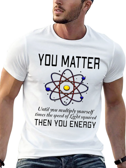 Camiseta Negra You Matter Ciencia y Energía