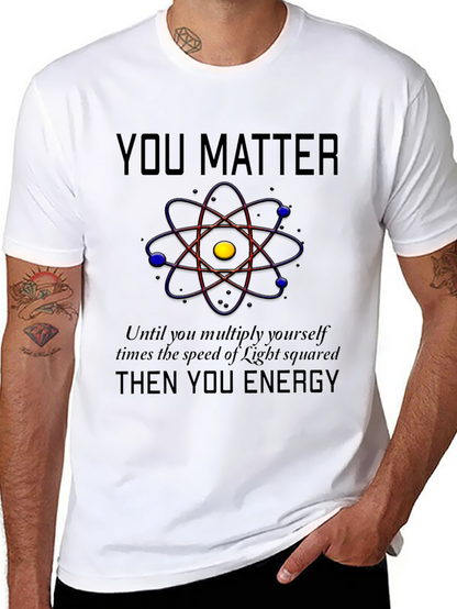 Camiseta Negra You Matter Ciencia y Energía
