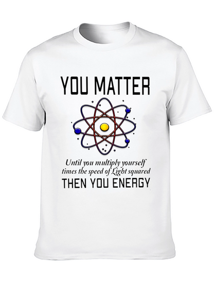 Camiseta Negra You Matter Ciencia y Energía