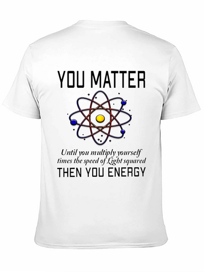 Camiseta Negra You Matter Ciencia y Energía