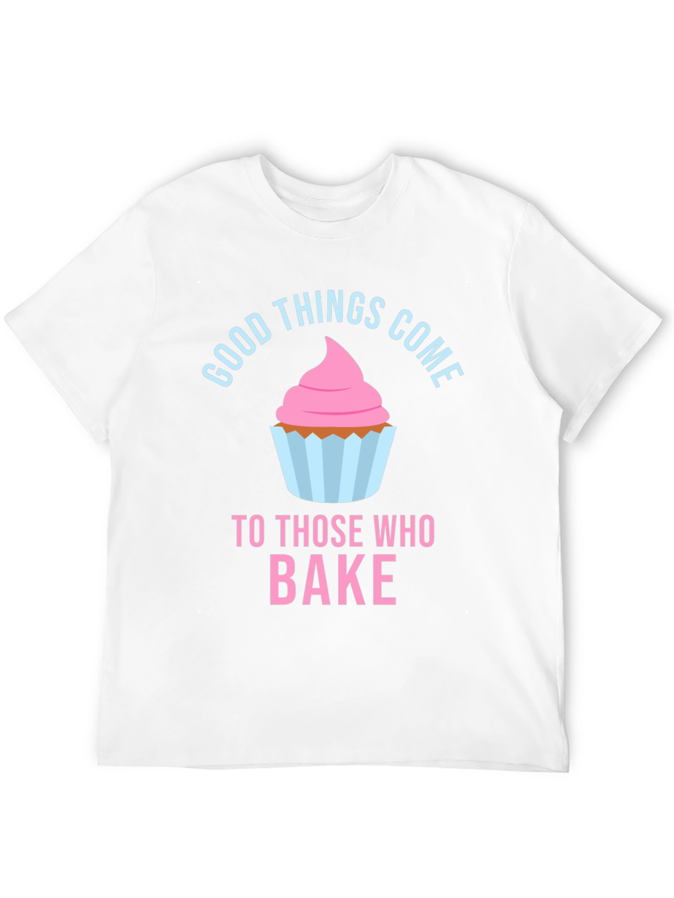 Camiseta Negra Good Things Come To Those Who Bake