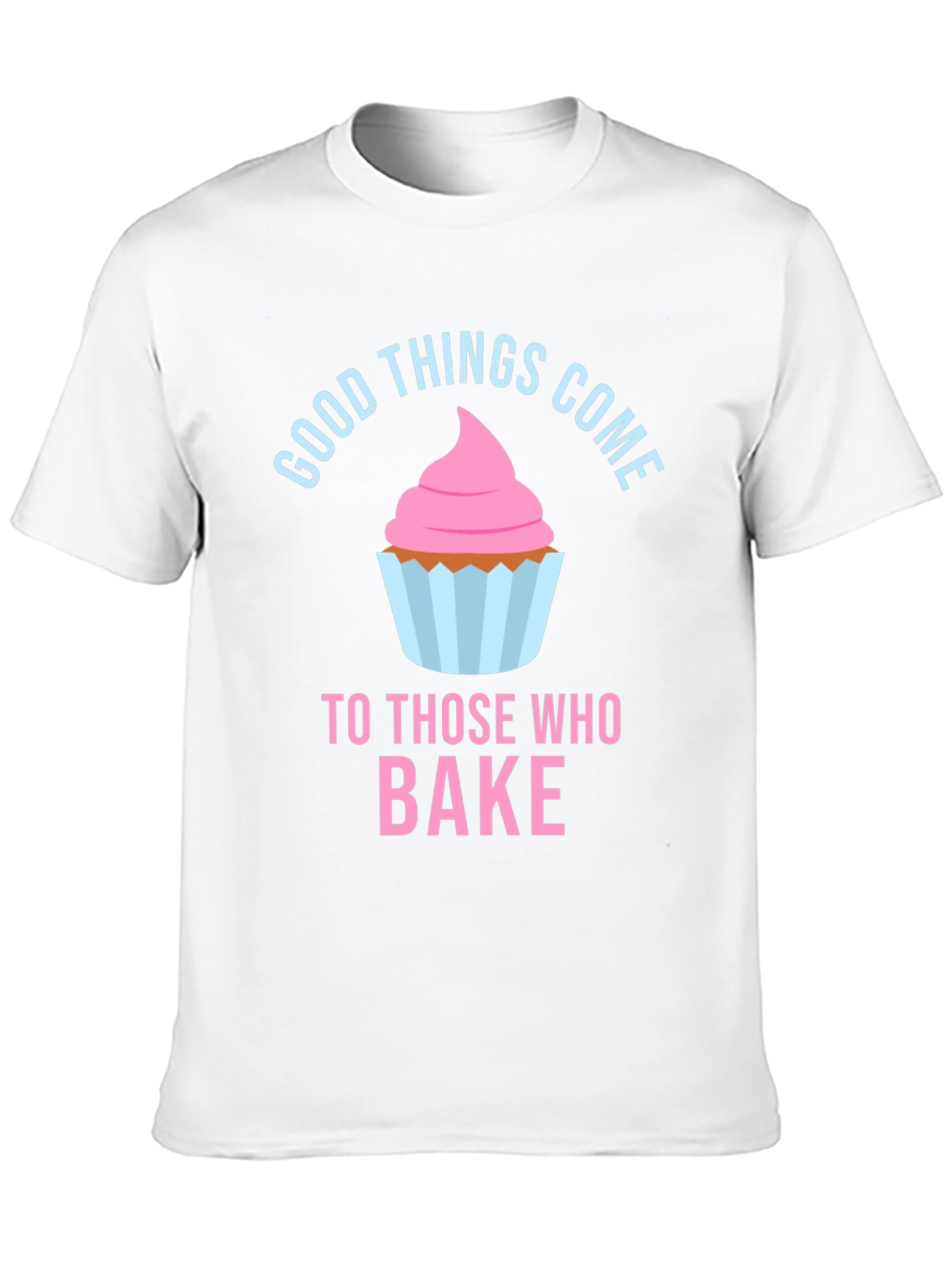 Camiseta Negra Good Things Come To Those Who Bake