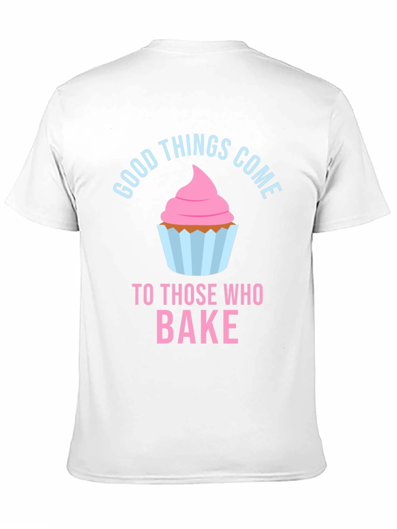 Camiseta Negra Good Things Come To Those Who Bake