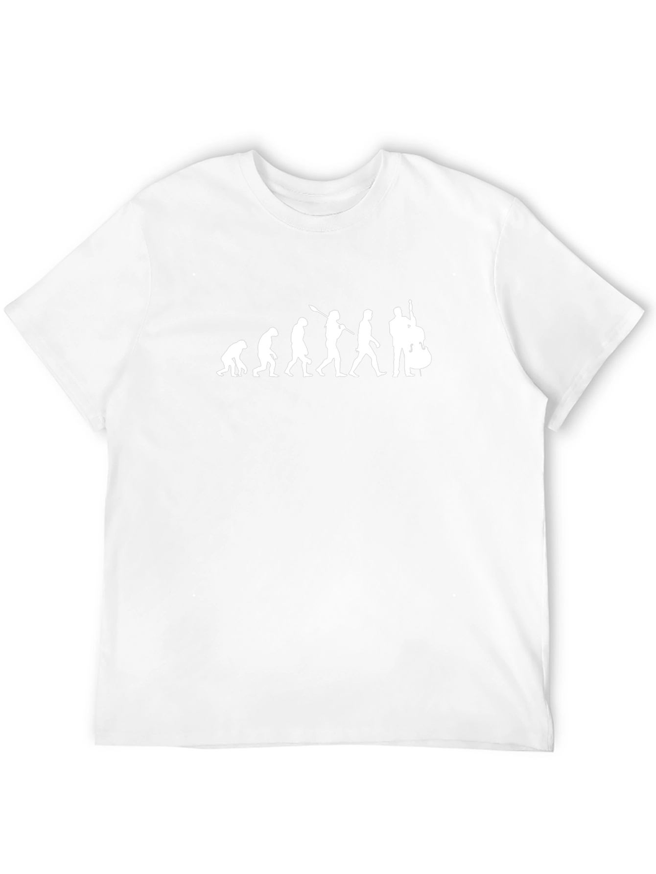 Camiseta Negra Hombre Evolución Contrabajo