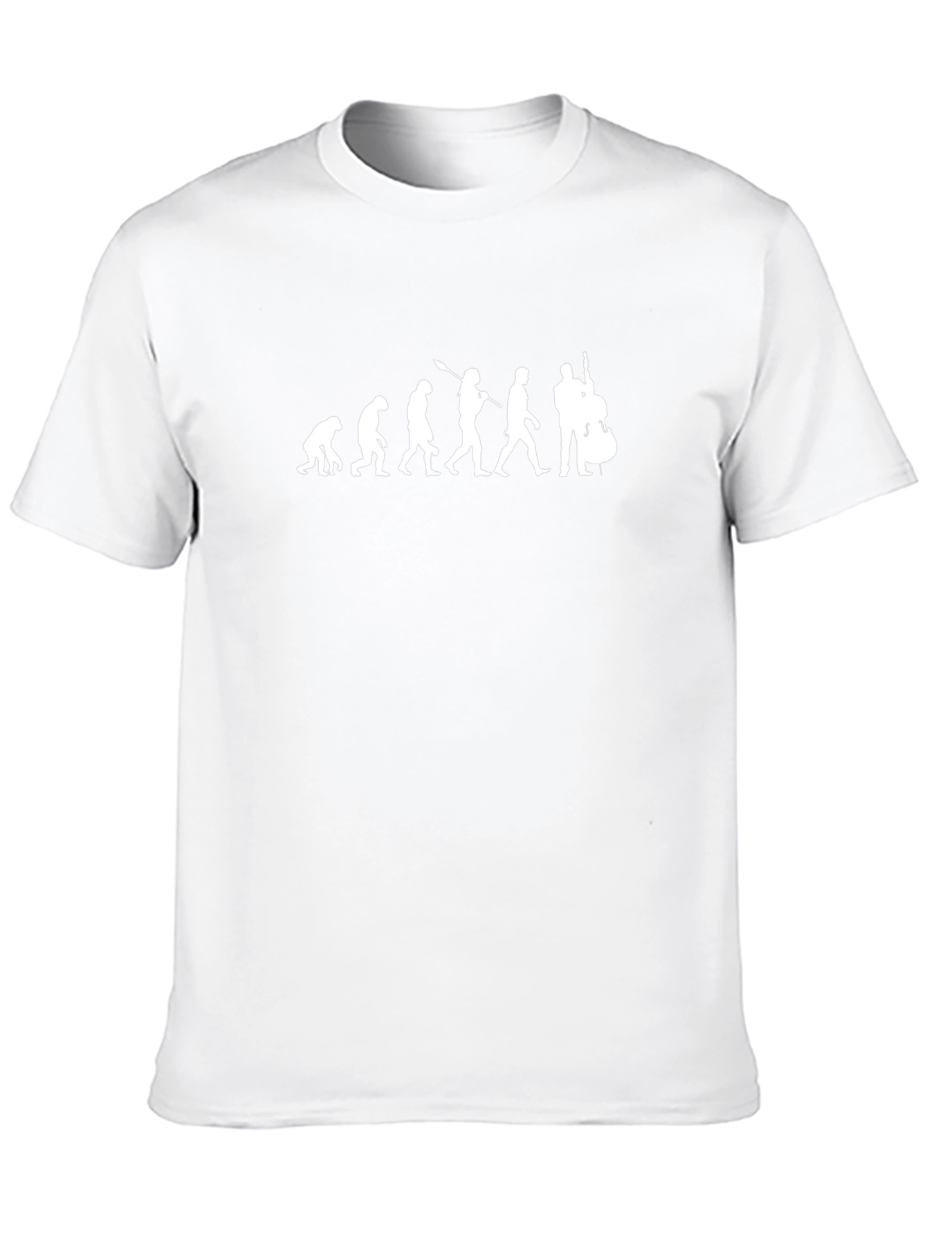 Camiseta Negra Hombre Evolución Contrabajo