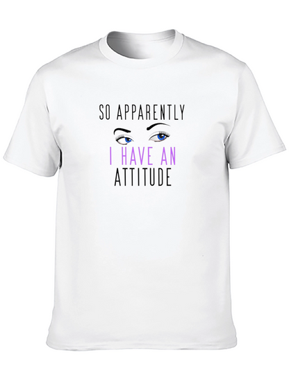 Camiseta Negra con Diseño Actitud