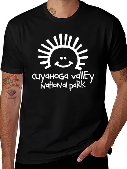 Camiseta Negra Cuyahoga Valley National Park