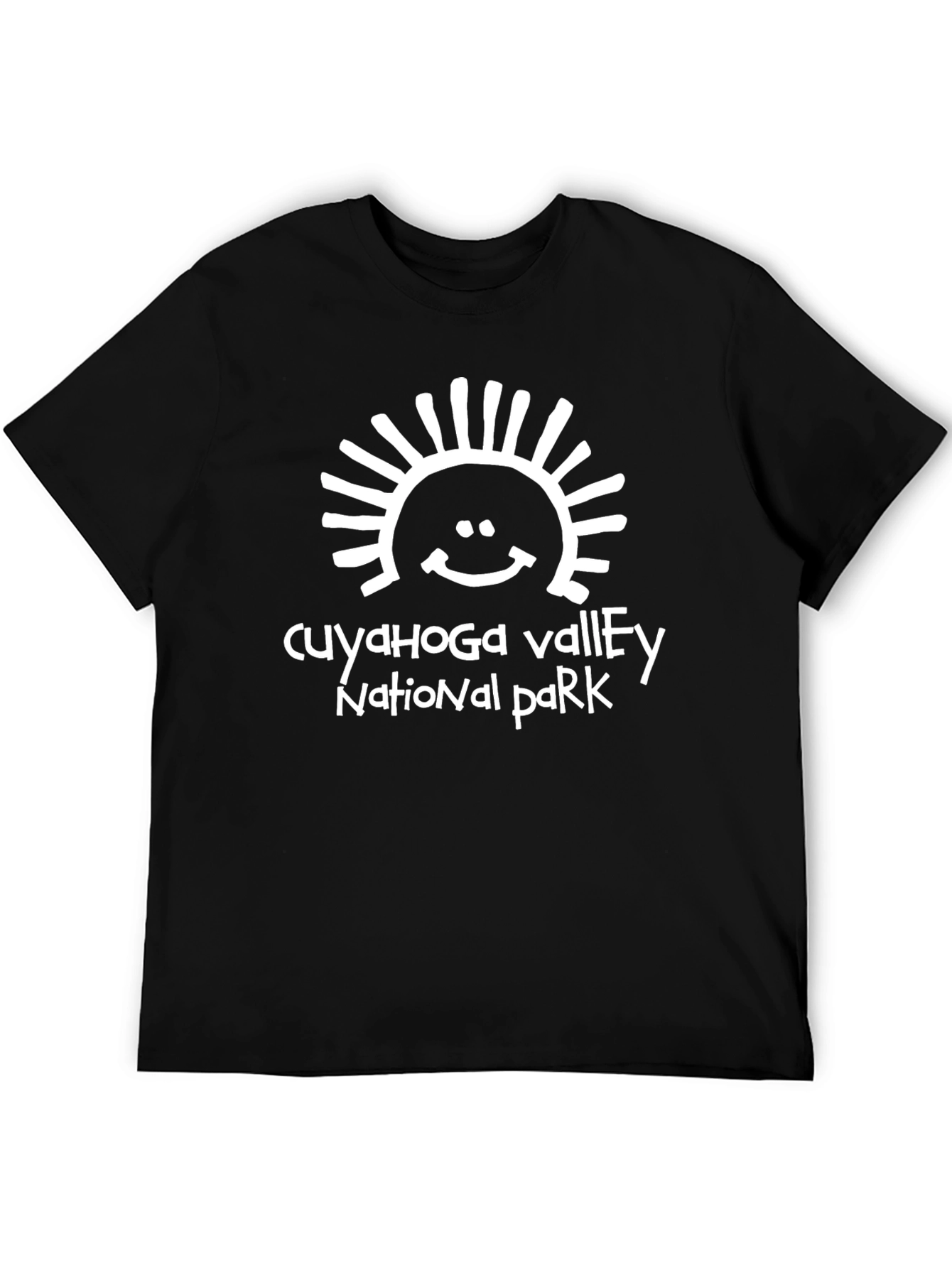 Camiseta Negra Cuyahoga Valley National Park