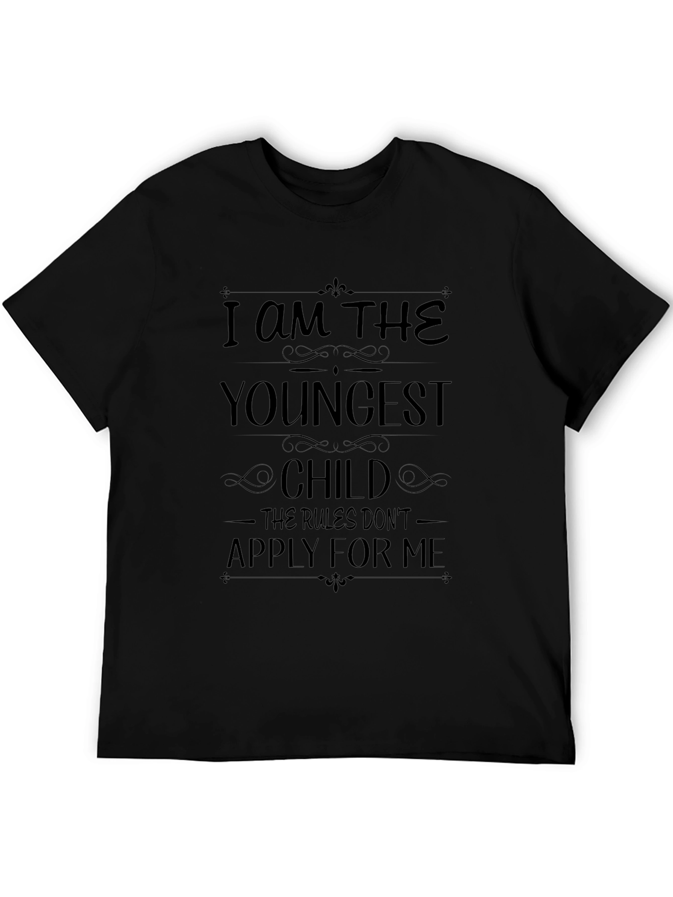 Camiseta Negra: Soy el Hijo Menor