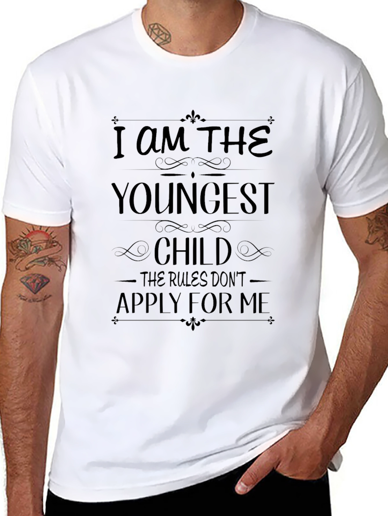 Camiseta Negra: Soy el Hijo Menor