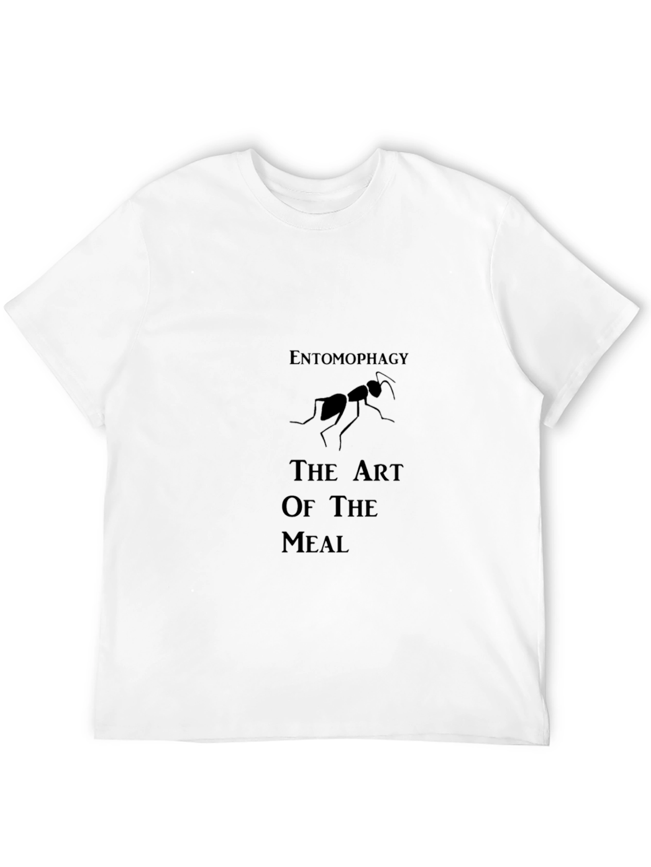 Camiseta Negra Entomofagia El Arte de la Comida