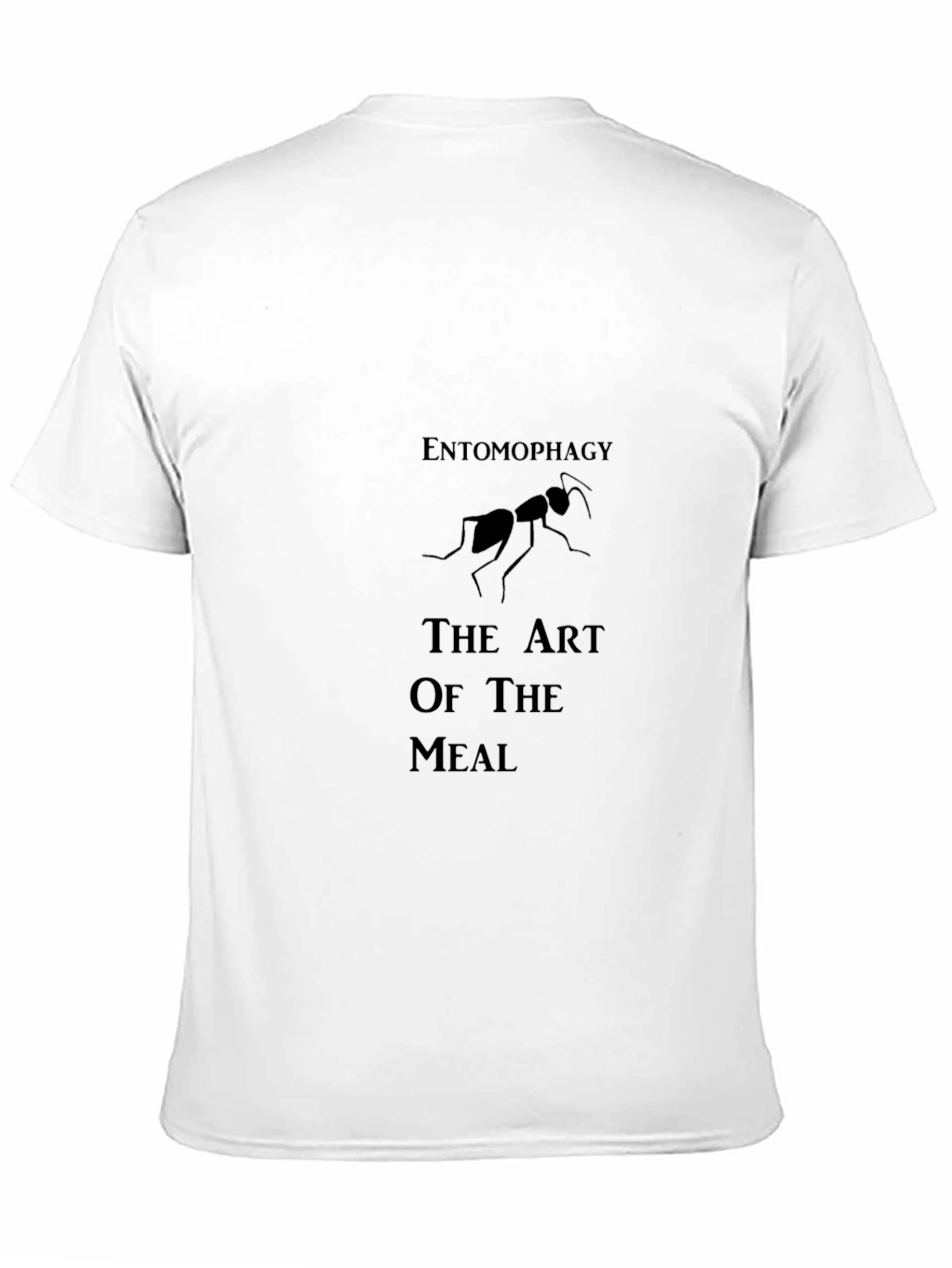 Camiseta Negra Entomofagia El Arte de la Comida
